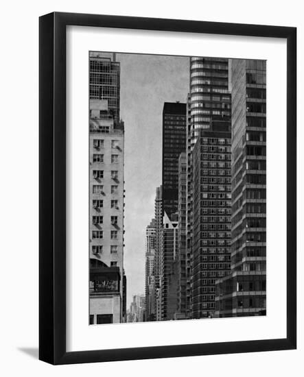 City Segment - Noir-Pete Kelly-Framed Giclee Print