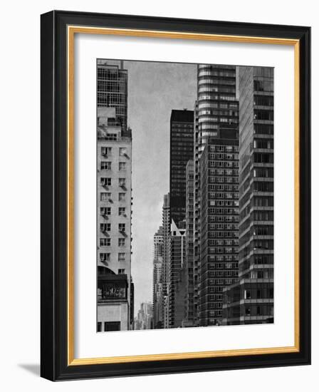 City Segment - Noir-Pete Kelly-Framed Giclee Print