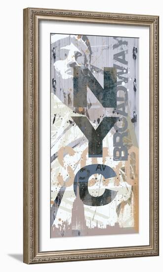 City Signs II-Ken Hurd-Framed Giclee Print