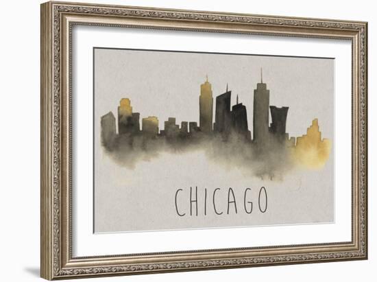 City Silhouettes II-Grace Popp-Framed Art Print