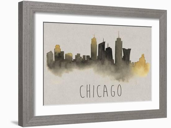 City Silhouettes II-Grace Popp-Framed Art Print