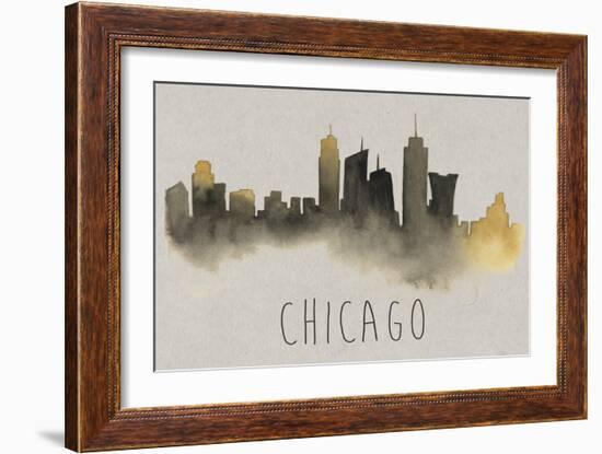 City Silhouettes II-Grace Popp-Framed Art Print