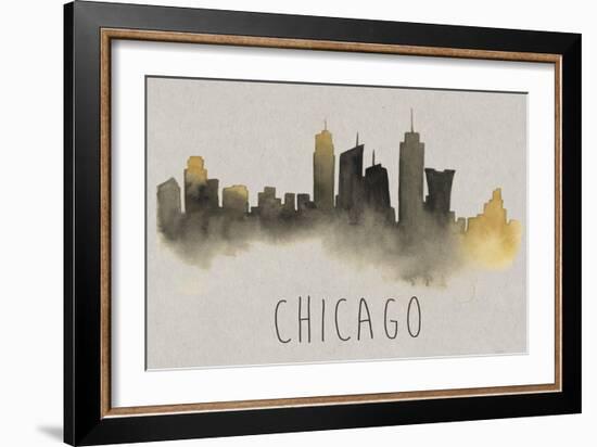 City Silhouettes II-Grace Popp-Framed Art Print