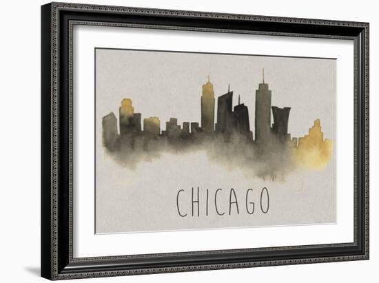 City Silhouettes II-Grace Popp-Framed Art Print