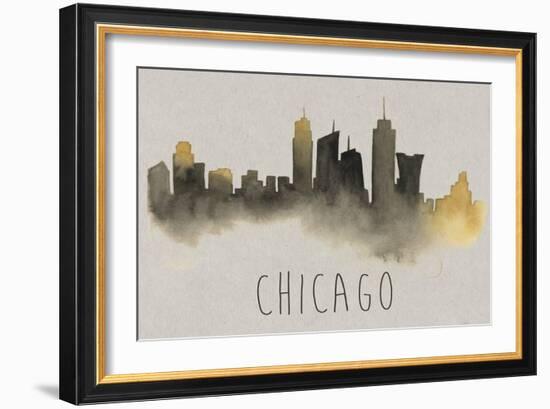 City Silhouettes II-Grace Popp-Framed Art Print