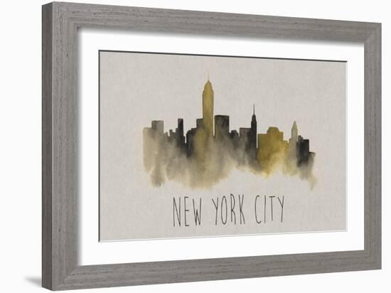 City Silhouettes V-Grace Popp-Framed Art Print