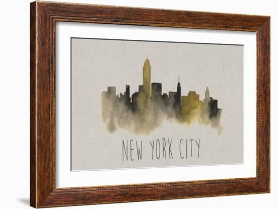 City Silhouettes V-Grace Popp-Framed Art Print