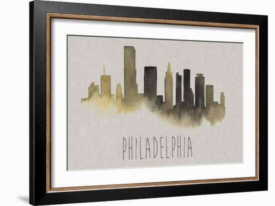 City Silhouettes VI-Grace Popp-Framed Art Print