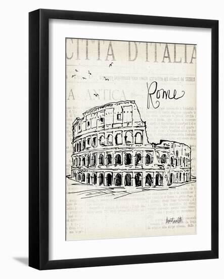 City Sketches IV-Anne Tavoletti-Framed Art Print