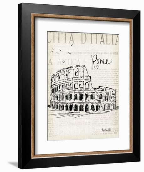 City Sketches IV-Anne Tavoletti-Framed Premium Giclee Print