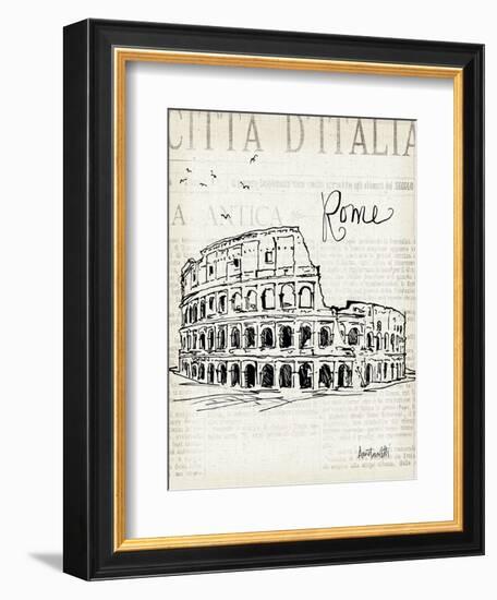 City Sketches IV-Anne Tavoletti-Framed Premium Giclee Print