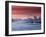 City Skyline along Ohio River, Louisville, Kentucky, USA-Walter Bibikow-Framed Photographic Print