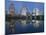 City Skyline Along Town Lake, Austin, Texas, USA-Walter Bibikow-Mounted Photographic Print