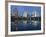 City Skyline Along Town Lake, Austin, Texas, USA-Walter Bibikow-Framed Photographic Print