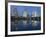 City Skyline Along Town Lake, Austin, Texas, USA-Walter Bibikow-Framed Photographic Print