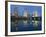 City Skyline Along Town Lake, Austin, Texas, USA-Walter Bibikow-Framed Photographic Print