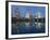 City Skyline Along Town Lake, Austin, Texas, USA-Walter Bibikow-Framed Photographic Print