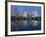 City Skyline Along Town Lake, Austin, Texas, USA-Walter Bibikow-Framed Photographic Print