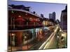 City Skyline and Bourbon Street, New Orleans, Louisiana, United States of America, North America-Gavin Hellier-Mounted Photographic Print