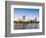 City Skyline and Charles River, Boston, Massachusetts, USA-Amanda Hall-Framed Photographic Print