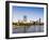 City Skyline and Charles River, Boston, Massachusetts, USA-Amanda Hall-Framed Photographic Print