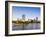 City Skyline and Charles River, Boston, Massachusetts, USA-Amanda Hall-Framed Photographic Print