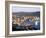 City Skyline and Harbour, Wellington, North Island, New Zealand-Steve Vidler-Framed Photographic Print