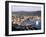 City Skyline and Harbour, Wellington, North Island, New Zealand-Steve Vidler-Framed Photographic Print