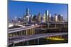 City Skyline and Interstate, Houston, Texas, Usa-Gavin Hellier-Mounted Photographic Print