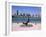 City Skyline and Lake Michigan from the Adler Planetarium, Chicago, Illinois, North America-Jenny Pate-Framed Photographic Print