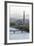 City Skyline and the Juche Tower, Pyongyang, Democratic People's Republic of Korea (DPRK), N. Korea-Gavin Hellier-Framed Photographic Print