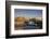 City Skyline at Dawn, Sioux Falls, South Dakota, USA-Walter Bibikow-Framed Photographic Print