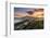 City skyline at sunset, Malaga, Andalusia, Spain-Stefano Politi Markovina-Framed Photographic Print