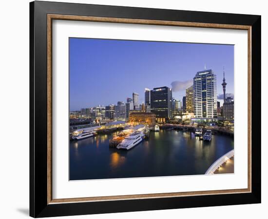 City Skyline, Auckalnd, North Island, New Zealand, Pacific-Richard Cummins-Framed Photographic Print