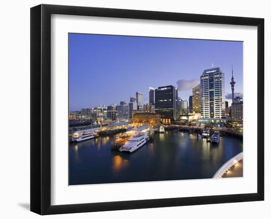 City Skyline, Auckalnd, North Island, New Zealand, Pacific-Richard Cummins-Framed Photographic Print