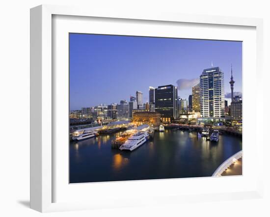 City Skyline, Auckalnd, North Island, New Zealand, Pacific-Richard Cummins-Framed Photographic Print