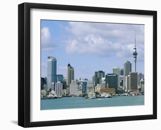 City Skyline, Auckland, North Island, New Zealand, Pacific-Neale Clarke-Framed Photographic Print