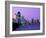 City Skyline, Brisbane, Queensland, Australia-Steve Vidler-Framed Photographic Print