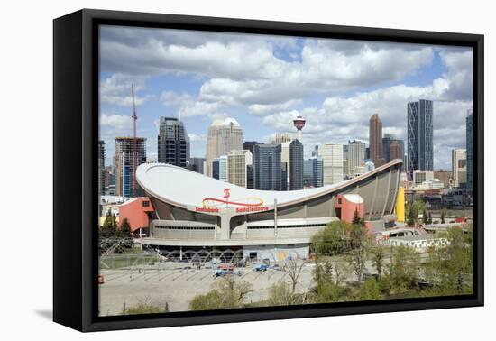 City Skyline, Calgary, Alberta, Canada, North America-Philip Craven-Framed Premier Image Canvas