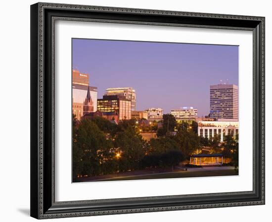 City Skyline, Columbia, South Carolina, United States of America, North America-Richard Cummins-Framed Photographic Print