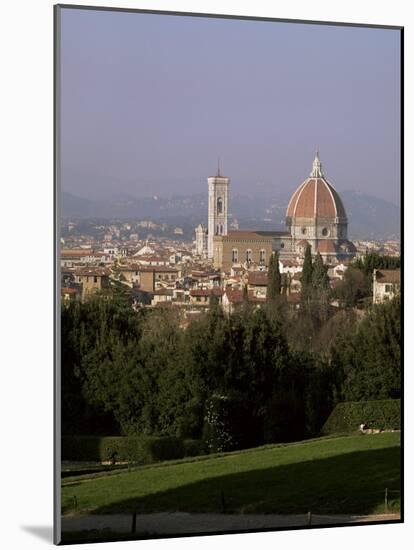 City Skyline from Boboli Gardens, Florence, Tuscany, Italy-Roy Rainford-Mounted Photographic Print