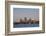 City Skyline from Lake Calhoun, Sunset, Minneapolis, Minnesota, USA-Walter Bibikow-Framed Photographic Print