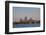 City Skyline from Lake Calhoun, Sunset, Minneapolis, Minnesota, USA-Walter Bibikow-Framed Photographic Print