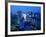 City Skyline from Sky Bar, Park Hyatt Tokyo, Tokyo, Japan-Greg Elms-Framed Photographic Print