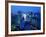 City Skyline from Sky Bar, Park Hyatt Tokyo, Tokyo, Japan-Greg Elms-Framed Photographic Print