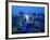 City Skyline from Sky Bar, Park Hyatt Tokyo, Tokyo, Japan-Greg Elms-Framed Photographic Print