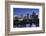 City Skyline from the Arkansas River, Dusk, Little Rock, Arkansas, USA-Walter Bibikow-Framed Photographic Print