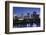 City Skyline from the Arkansas River, Dusk, Little Rock, Arkansas, USA-Walter Bibikow-Framed Photographic Print