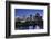 City Skyline from the Arkansas River, Dusk, Little Rock, Arkansas, USA-Walter Bibikow-Framed Photographic Print