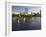 City Skyline from the Charles River, Boston, Massachusetts, USA-Amanda Hall-Framed Photographic Print